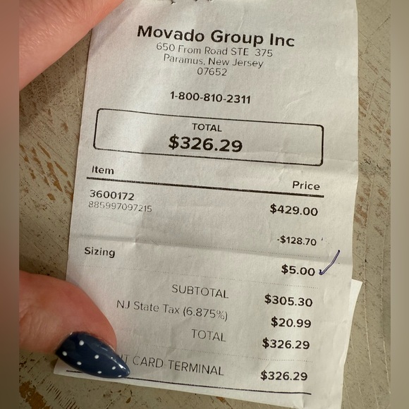 Movado Bold Black and Gold Watch - Picture 12 of 15